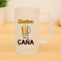 Regalos personalizados: Regalos con nombre: Jarra de cerveza personalizada 'Eres la ca&ntilde;a'