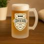 Regalos personalizados: Regalos con nombre: Jarra de cerveza personalizada 'Maestro Cervecero'