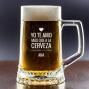 Regalos personalizados: Cristaler&iacute;a personalizada: Jarra de cerveza personalizada 'Te amo...'