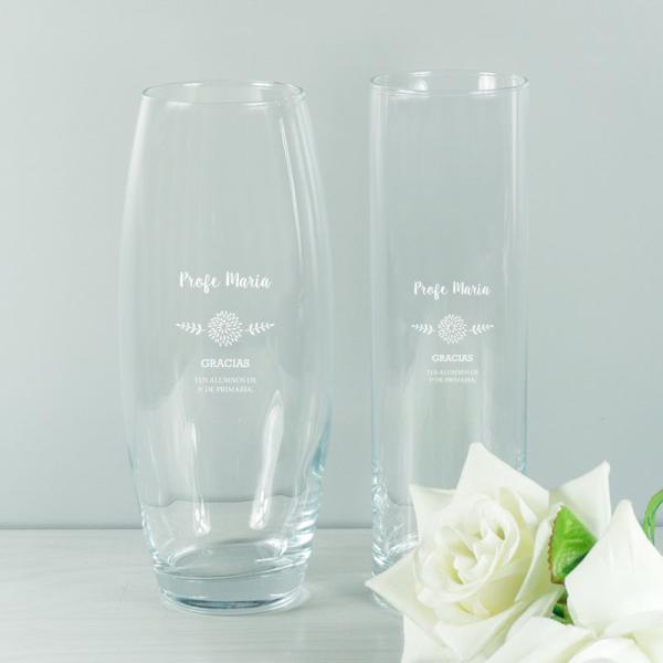 Jarrón personalizado para profesora