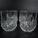 Juego de 6 vasos de whisky tallados grabados