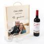 Regalos personalizados: Kits regalo: Kit con Vino Cune Crianza con caja impresa