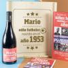 Kits regalo: Kit futbolero con libro y botella de vino personalizada