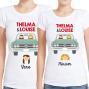 Regalos personalizados: Regalos con nombre: Pack de Camisetas 'Thelma y Louise' personalizadas