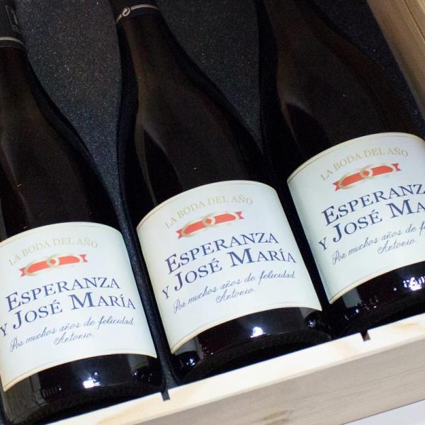 Kit vino personalizado 'La boda del año'
