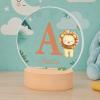 Lámparas personalizadas: Lámpara infantil personalizada con nombre e inicial