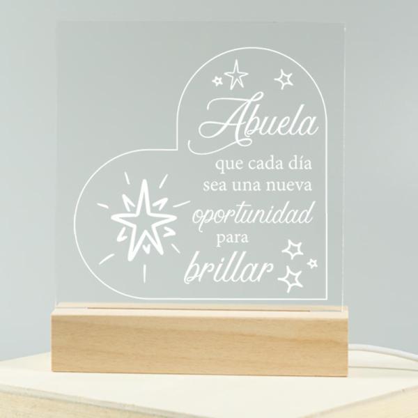 Lámpara LED 'Oportunidad para brillar'  