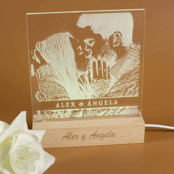 Lámpara LED personalizada