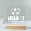 Lámparas personalizadas: Lámpara led personalizada "El as del balón"