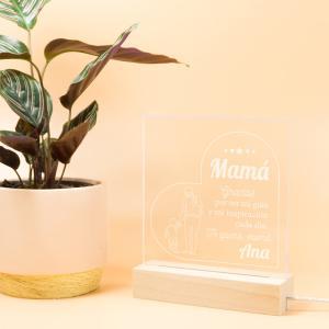 Lámpara LED Personalizada para Papá o Mamá