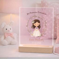 Lámpara personalizada 'Mi Primera Comunión'