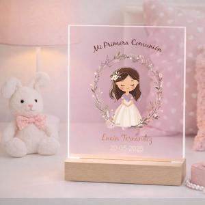 Lámpara personalizada 'Mi Primera Comunión'