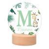 L&aacute;mparas personalizadas: L&aacute;mpara personalizada para ni&ntilde;o con inicial y nombre