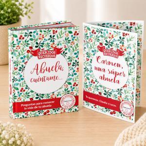 Libro Abuela cuéntame con tarjeta personalizada