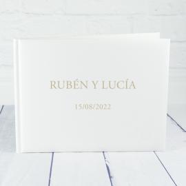 Libro de firmas grabado