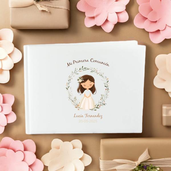 Libro de firmas personalizado Comunión