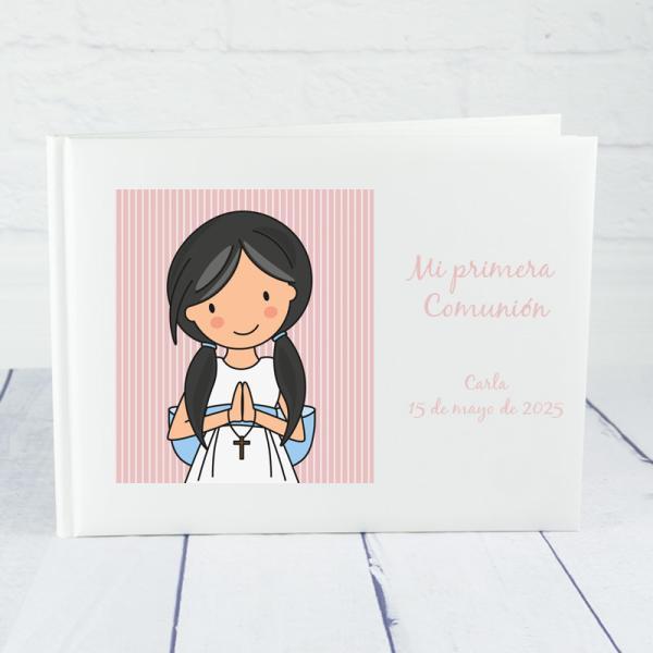 Libro de firmas personalizado Comunión 'Niña'