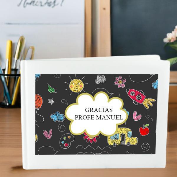 Libro de firmas personalizado 'GRACIAS PROFE'