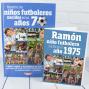 Regalos personalizados: Libros personalizados: Libro 'Nosotros, los ni&ntilde;os futboleros en los a&ntilde;os 70'
