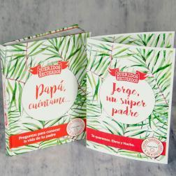 Libro Papá cuéntame con tarjeta personalizada