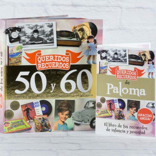 Libro Queridos Recuerdos con tarjeta para un amigo