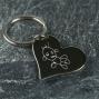 Regalos personalizados: Llaveros personalizados: Llavero coraz&oacute;n con el dibujo de tu hijo grabado