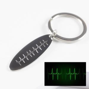 Llavero de acero personalizado 'Latidos'