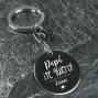 Regalos personalizados: Llaveros personalizados: Llavero de plata Te quiero pap&aacute; grabado