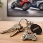 Regalos personalizados: Llaveros personalizados: Llavero moto grabado