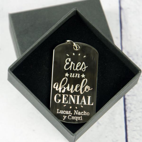 Llavero personalizado Eres un abuelo genial