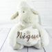 Manta bebé bordada con peluche