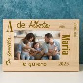 Marco de fotos personalizado con nombre