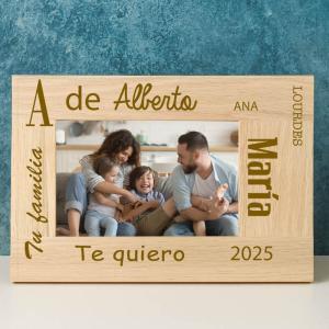 Marco de fotos personalizado con nombre