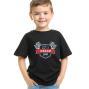 Regalos personalizados: Regalos con nombre: Pack camisetas negras personalizadas Padre e Hijo 'Carreras'