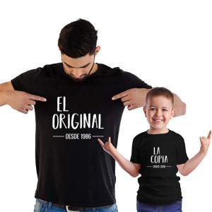 Pack camisetas padre e hijo personalizadas Original