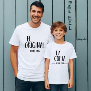 Pack camisetas personalizadas Original y Copia