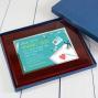 Regalos personalizados: Dise&ntilde;o y decoraci&oacute;n: Placa de homenaje personalizada para m&eacute;dicos