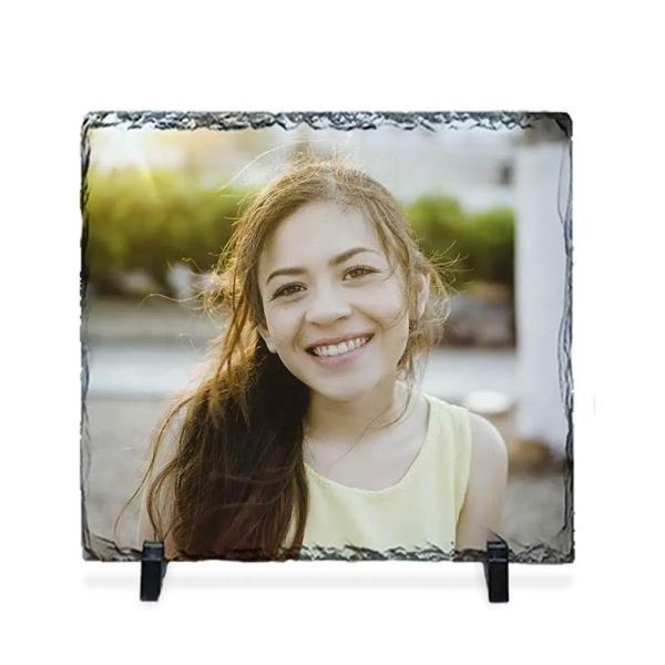 Portafotos de pizarra personalizado