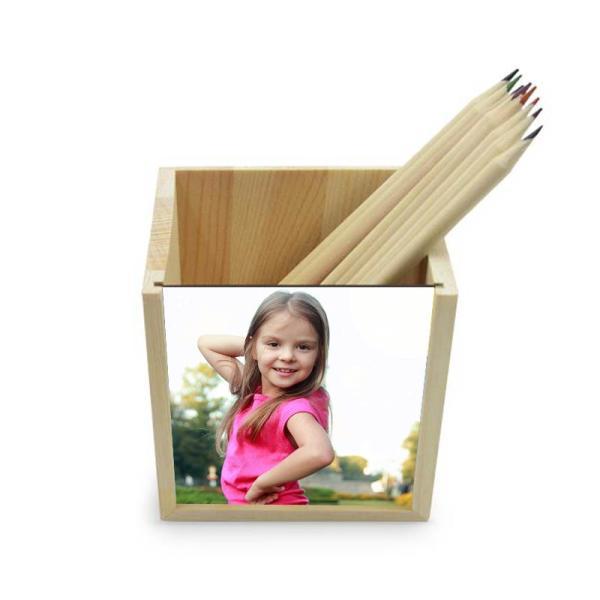 Portalápices personalizado con foto