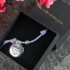 Joyas personalizadas: Pulsera de plata grabada la mamá más bonita