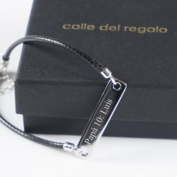 Pulsera de plata personalizada con nombre