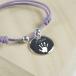Pulsera de plata personalizada 'Huella'