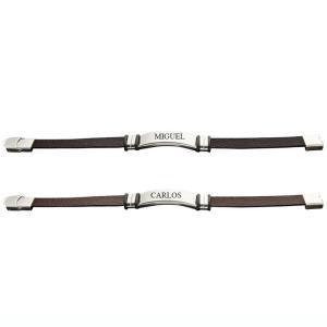 Pulsera para hombre grabada