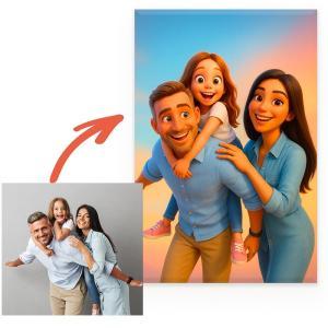 Retrato personalizado a partir de tu foto (Elige tu estilo)