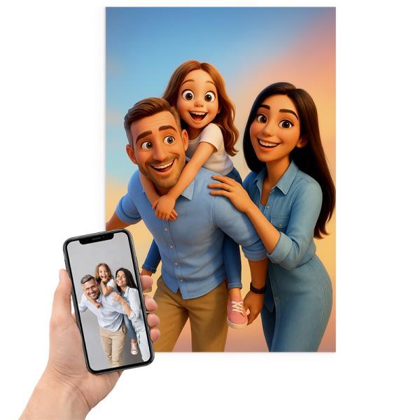 Retrato personalizado a partir de tu foto (Elige tu estilo)