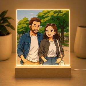 Retrato personalizado a partir de tu foto en lámpara
