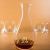 Cristalería personalizada: Set decantador y vasos whisky con monograma