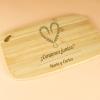 Diseño y decoración: Tabla de madera grabada con corazón