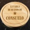 Regalos con nombre: Tabla de quesos grabada