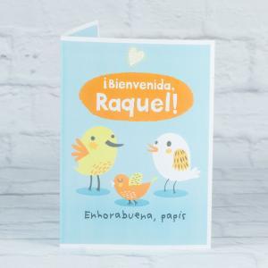 Tarjeta para nacimiento personalizada